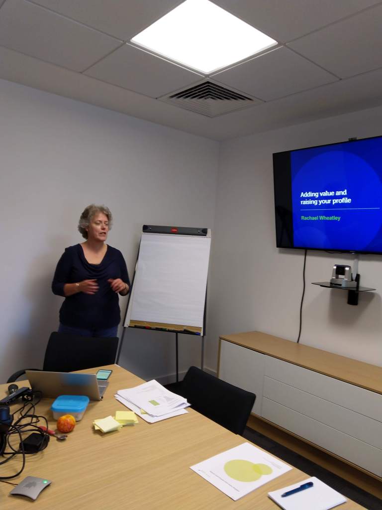 Rachael Wheatley explaining what "value" is, in marketing terms.